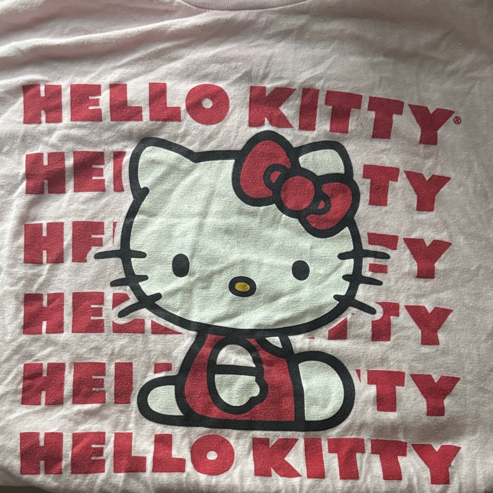 Hello Kitty Pink and Red Short Sleeve Tee